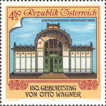 [Art: The 150th Anniversary of the Birth of Otto Wagner, type BHQ]