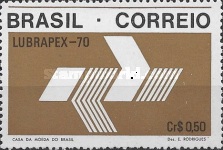 [The 3rd Anniversary of the Brazilian-Portuguese Stamp Exhibition "Lubrapex 70" - Rio de Janeiro, Brazil, type AUQ]