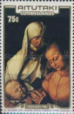 [Christmas - Paintings by Durer, type NJ]