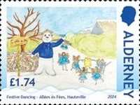 [Alderney Christmas - The Snowman, type AEE]