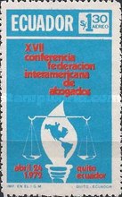 [Airmail - Inter-American Lawyers' Federation Congress, Quito, type BEB]