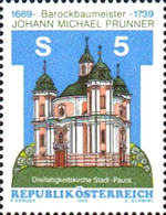 [The 250th Commemoration of the Death of Baroque Architect Johann Michael Prunner, type BEI]