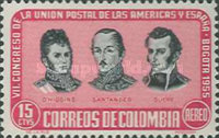 [Airmail - The 7th Postal Union Congress of the Americas and Spain, type WF]