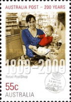 [The 200th Anniversary of the Australian Post, type DEN]