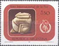 [International Peace Year, type BHX]