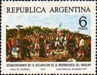 [The 150th Anniversary of the Uruguayan Independence, type AJF]