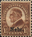 [Overprinted "Nebr." - Rotary Press Printing, type HB]