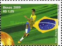 [Diplomatic Relations Brazil-Hong Kong - Football, type EFX]