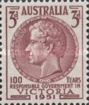 [The 100th Anniversary of the Discovery of Gold in Victoria & The 100th Anniversary of the Self Governance in Victoria, type DF]