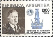 [The 100th Anniversary of the Birth of General Enrique Mosconi, type ARB]