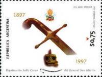 [The 100th Anniversary of the Repatriation of General San Martin's Sabre, type CAL]