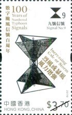 [The 100th Anniversary of Numbered Typhoon Signals, type BRB]
