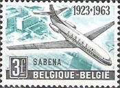 [The 40th anniversary of the airline company Sabena, type ACE]