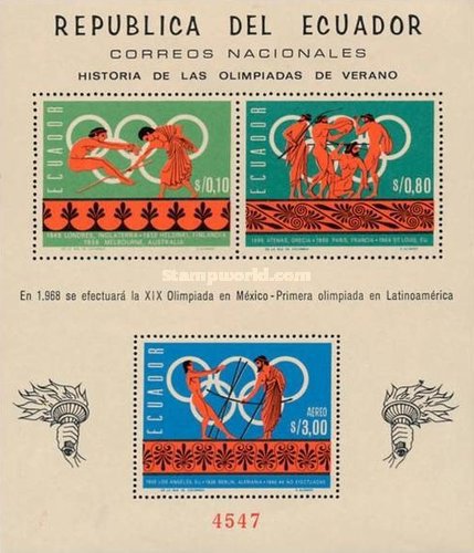 [Airmail - History of the Olympic Games, type ]