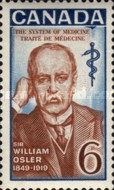 [The 50th Anniversary of the Death of Sir William Osler - Physician, type MK]
