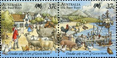 [The 200th Anniversary of the Colonization of Australia - First Fleet - Cape of Good Hope, type AIJ]
