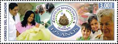 [The 125th Anniversary of the Charity Board of Guayaquilq, type DZF]