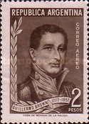 [Airmail - The 100th Anniversary of the Death of Admiral Guillermo Brown, type ON]