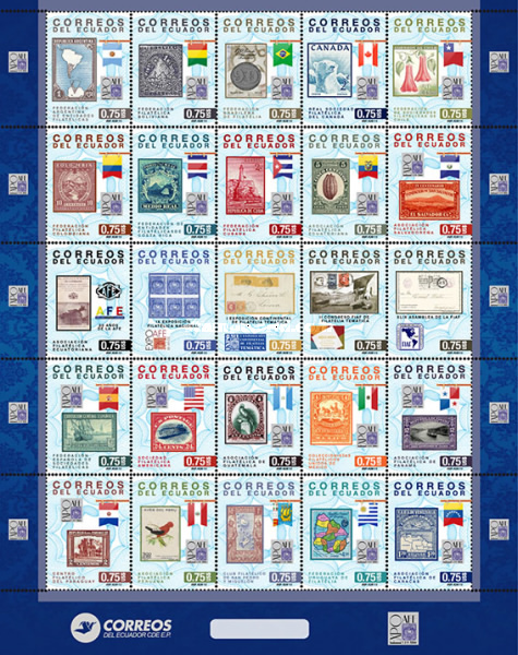 [National Stamp Exhibition - EXPO AFE 150 AÑOS, type ]