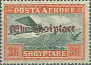 [Airmail Stamps of 1925 Overprinted "Mbr. Shquiptare", type BD6]
