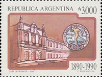 [The 100th Anniversary of the Salvation Army in Argentina and National University of the Littoral, type BPX]