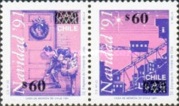 [Various Stamps Surcharged, type AVF]