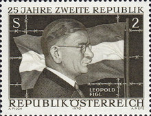 [The 25th Anniversary of the Second Republic of Austria, type AGH]