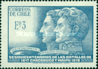 [The 150th Anniversary of Battles of Chacabuco and Maipu, type PX]