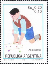 [Argentine Philately - Children's Games, type AYX]