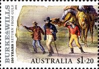 [The 150th Anniversary of Burke and Wills Crossing Australia, type DKQ]