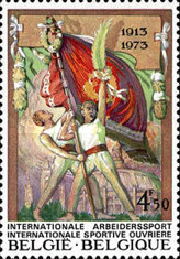 [The 60th Anniversary of the International Workman-sports Union, type APZ]