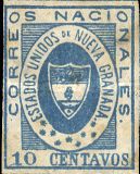 [Coat of Arms - Insscription: "ESTADOS UNIDOS DE NUEVA GRANADA", type B2]
