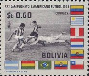 [The 21st South American Football Championships, La Paz, type LO]