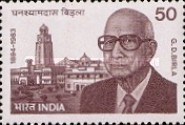 [The 90th Anniversary of the Birth of G. D. Birla (Industrialist), type AEI]