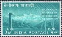 [The 100th Anniversary of Indian Telegraphs, type CI]