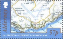 [Alderney and Burhou Map, type UZ]