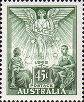 [The 50th Anniversary from the Ending of the World War II, type AXH]