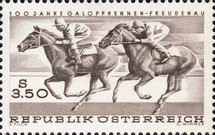 [Horses - The 100th Anniversary of the Freudenau Gallop Race, type AEK]