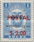 [Public Works Fiscal Stamps - Overprinted "TIMBRE DE LA CONSTRUCCION" and "POSTAL" and Surcharged, type BBP]