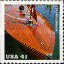 [Vintage Mahogany Speedboats - Self-Adhesive, type FEI]