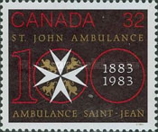 [The 100th Anniversary of Saint John Ambulance in Canada, type ADF]