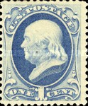 [Printed by American Bank Note Company - Designs of 1873. Thin to Thick Soft Porous Paper, type AF5]