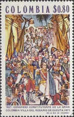 [The 150th Anniversary of Great Colombia Constituent Assembly, Rosario del Cucuta, type AJK]