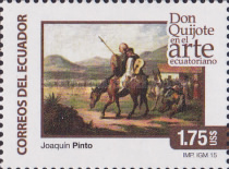 [Paintings - Don Quijote in the Ecuadorian Art, type EIG]