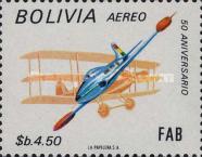[Airmail Stamps - The 50th Anniversary of the Bolivian Air Force, type SK]