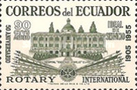 [Airmail - The 50th Anniversary of Rotary International, type ADO]