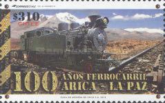 [The 100th Anniversary of the Arica-La Paz Railroad, type CEZ]