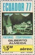 [Airmail - Ecuadorian Painters, type BNE]