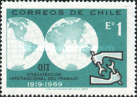 [The 50th Anniversary of ILO, type RE]