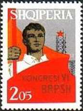 [The Congress of the Association of Albanian Labour Youth, type XPQ]